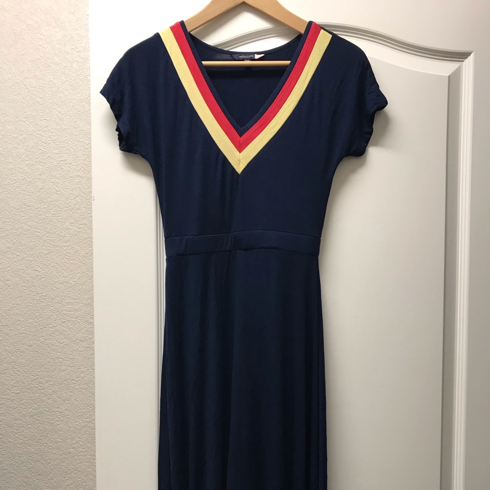 NWOT ModCloth Lively Dialogue Midi Dress Size XXS